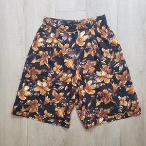 Vintage Jones New York Linen Floral Shorts